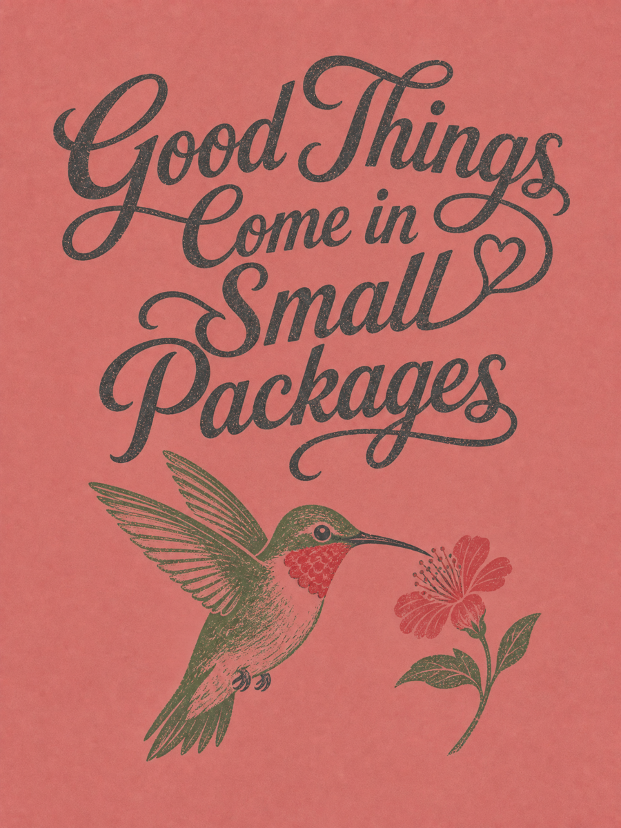 Good Things Come in Small Packages