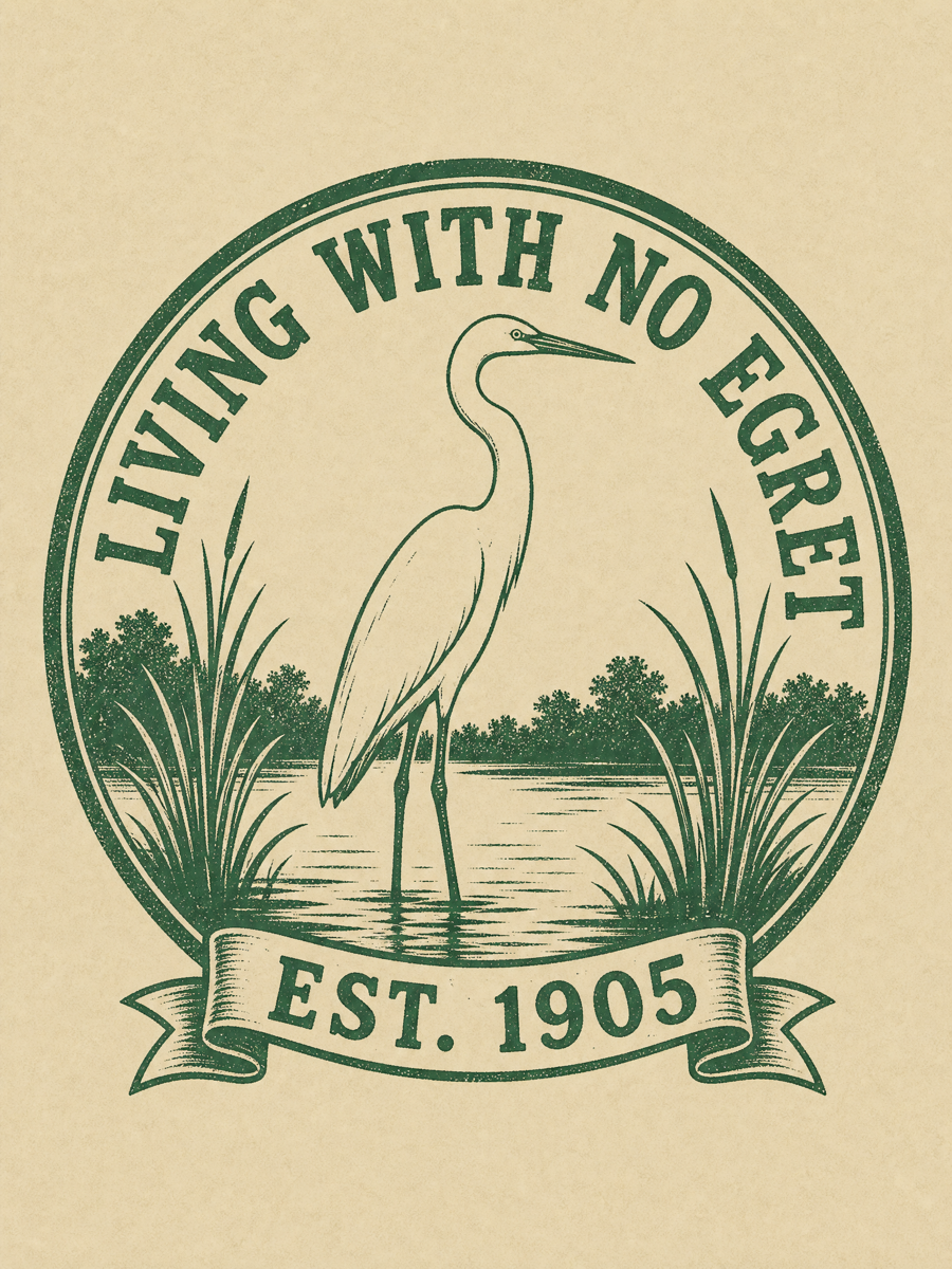 Living With No Egret badge