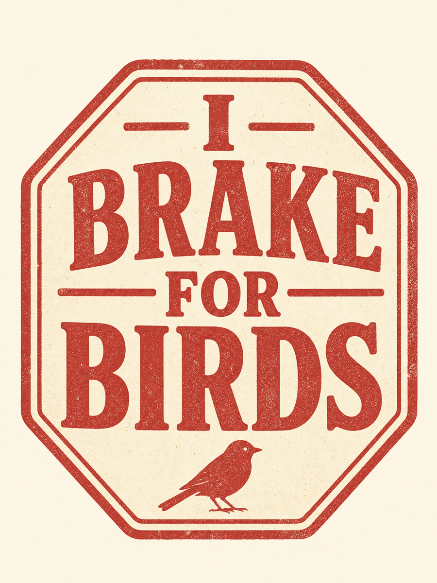 I Brake for Birds
