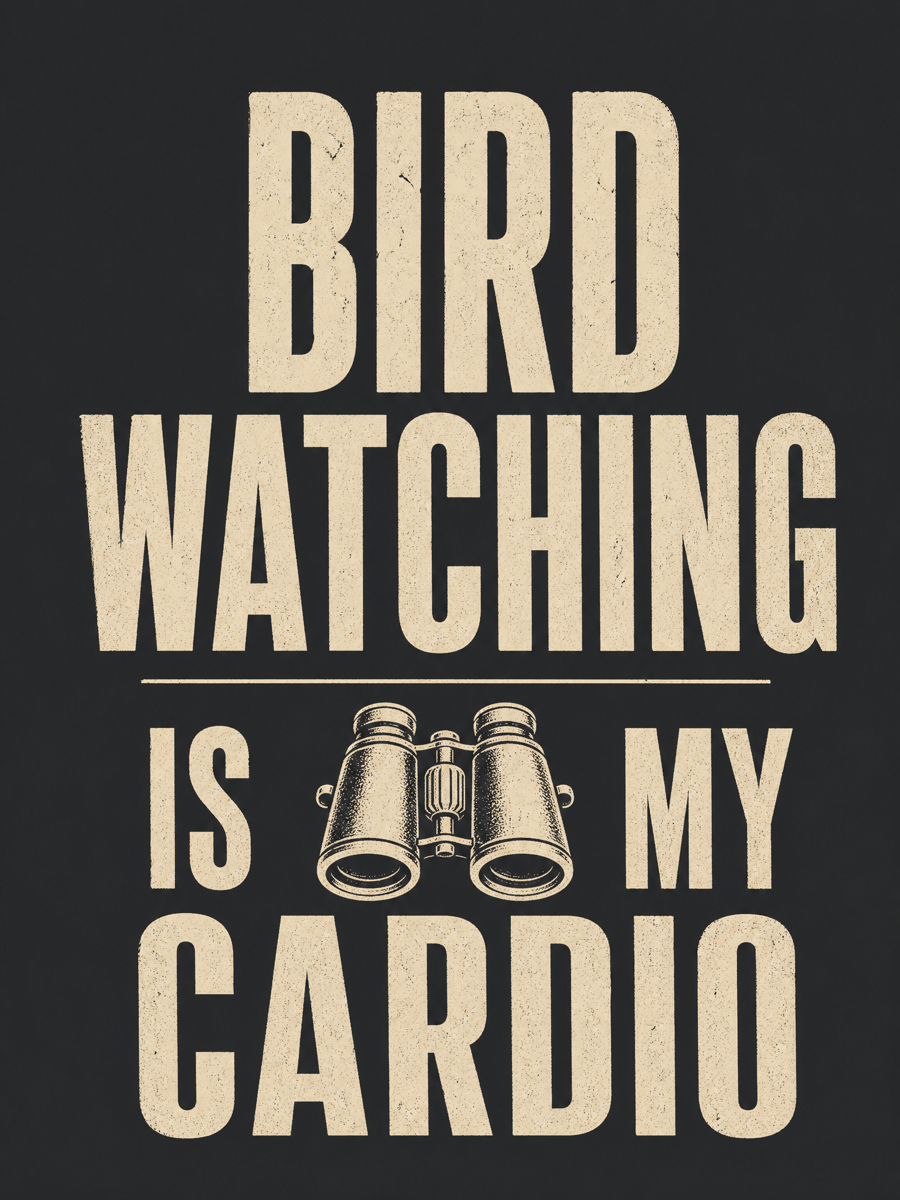 Bird Watching Is My Cardio